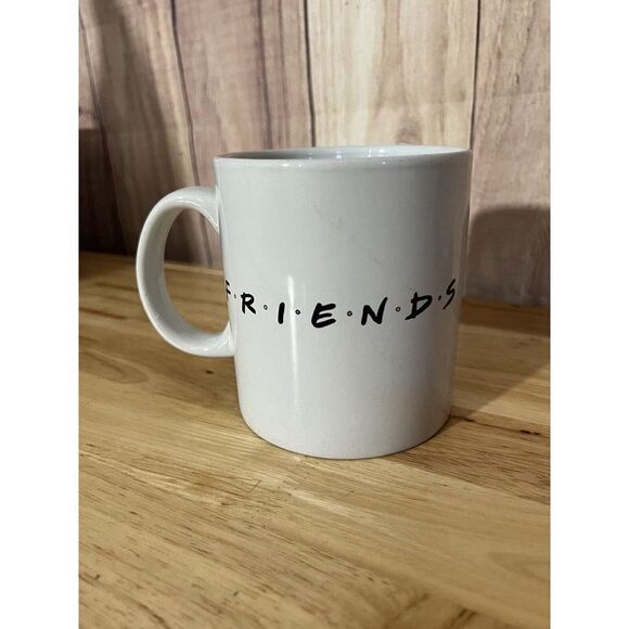 Vintage Friends TV Series Yellow Frame White Mug - Picture 4 of 9